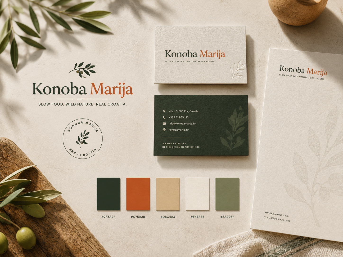 Konoba Marija — brand design 1 by KOROOTS Studio