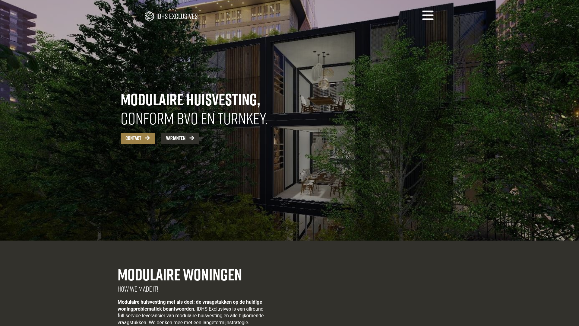 IDHS Exclusives — website by KOROOTS Studio