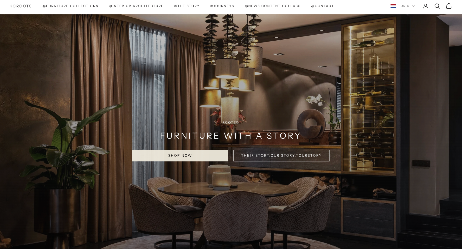 Koroots Store — website by KOROOTS Studio