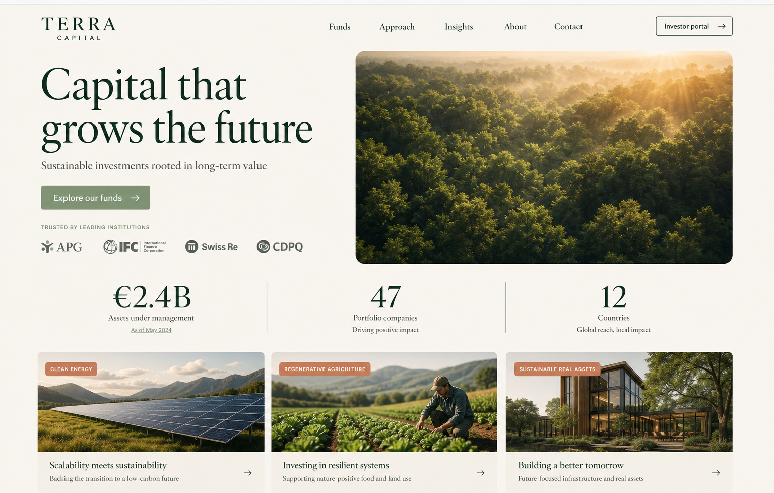 Terra Capital — website by KOROOTS Studio
